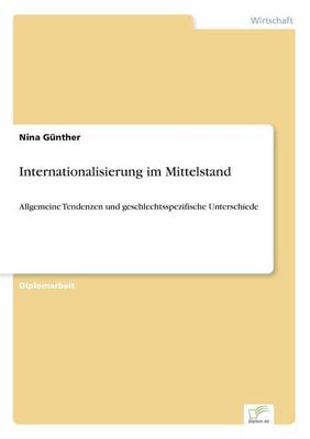 Internationalisierung Im Mittelstand (Paperback)