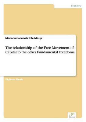 The Relationship of the Free Movement of Capital to the Other Fundamental Freedoms (Paperback)