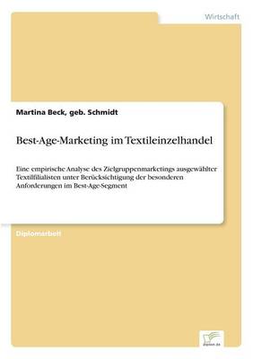Best-Age-Marketing Im Textileinzelhandel (Paperback)