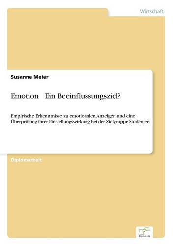 Emotion - Ein Beeinflussungsziel? (Paperback)