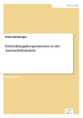 Entwicklungskooperationen in Der Automobilindustrie (Paperback)