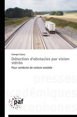 D�tection d'Obstacles Par Vision St�r�o - Omn.Pres.Franc. (Paperback)