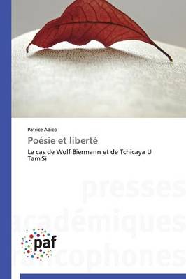 Po�sie Et Libert� - Omn.Pres.Franc. (Paperback)