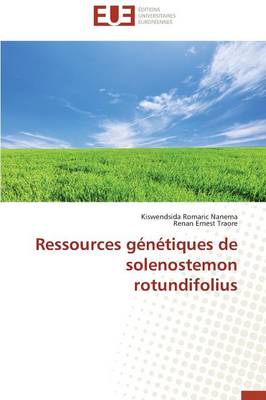 Ressources G�n�tiques de Solenostemon Rotundifolius - Omn.Univ.Europ. (Paperback)