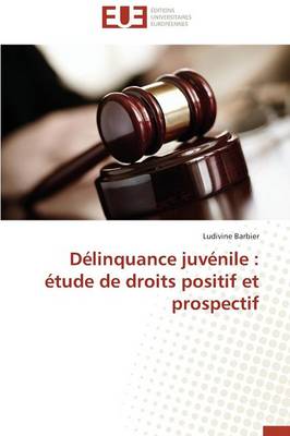 D�linquance Juv�nile: �tude de Droits Positif Et Prospectif - Omn.Univ.Europ. (Paperback)