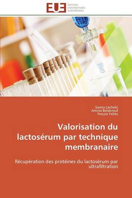 Valorisation Du Lactos rum Par Technique Membranaire - Omn.Univ.Europ. (Paperback)