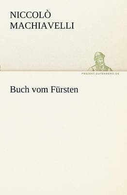 Buch Vom Fursten (Paperback)