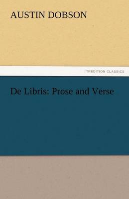 de Libris: Prose and Verse (Paperback)