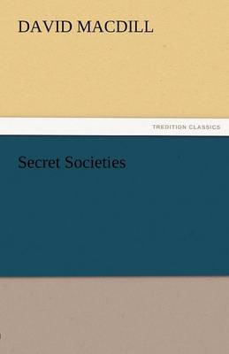 Secret Societies (Paperback)