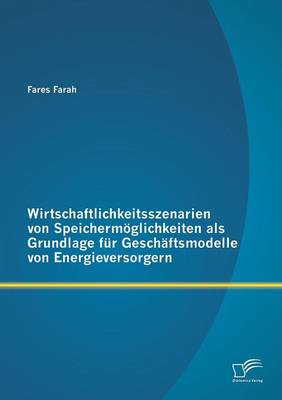 Wirtschaftlichkeitsszenarien Von Speichermoglichkeiten ALS Grundlage Fur Geschaftsmodelle Von Energieversorgern (Paperback)