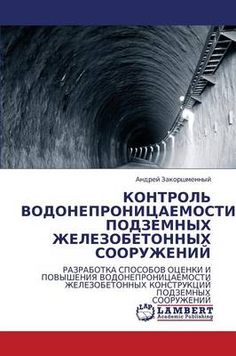 Kontrol' Vodonepronitsaemosti Podzemnykh Zhelezobetonnykh Sooruzheniy (Paperback)