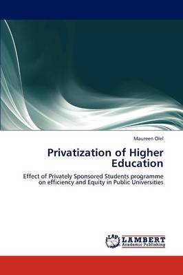 Privatization of Higher Education (Paperback)