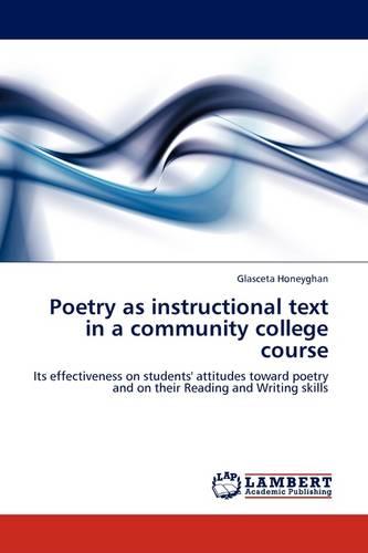 Poetry as Instructional Text in a Community College Course (Paperback)