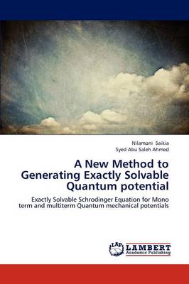 A New Method to Generating Exactly Solvable Quantum Potential (Paperback)