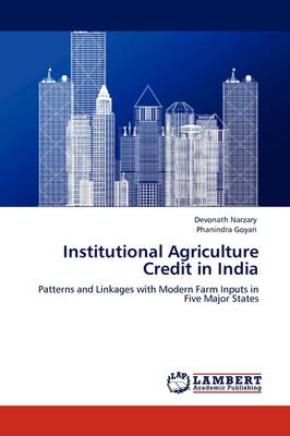 Institutional Agriculture Credit in India (Paperback)