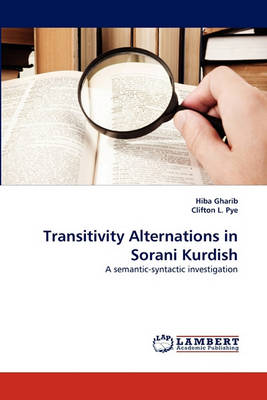 Transitivity Alternations in Sorani Kurdish (Paperback)