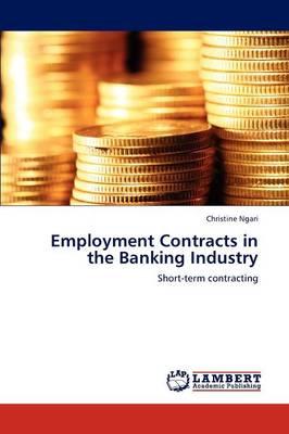 Employment Contracts in the Banking Industry (Paperback)