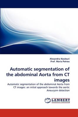 Automatic Segmentation of the Abdominal Aorta from CT Images (Paperback)
