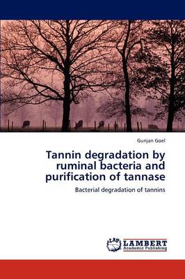 Tannin Degradation by Ruminal Bacteria and Purification of Tannase (Paperback)