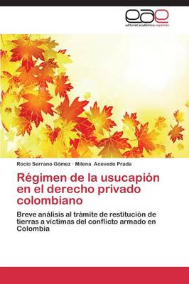Regimen de La Usucapion En El Derecho Privado Colombiano (Paperback)