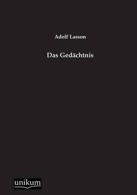 Das Gedachtnis (Paperback)