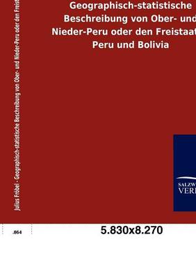 Geographisch-Statistische Beschreibung Von Ober- Und Nieder-Peru Oder Den Freistaaten Peru Und Bolivia (Paperback)