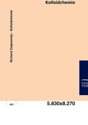 Kolloidchemie (Paperback)