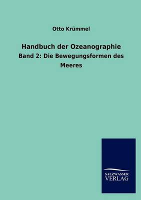 Handbuch Der Ozeanographie (Paperback)