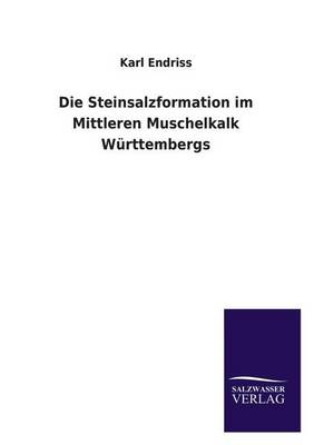 Die Steinsalzformation Im Mittleren Muschelkalk Wurttembergs (Paperback)
