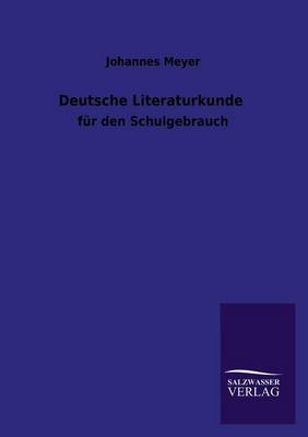Deutsche Literaturkunde (Paperback)