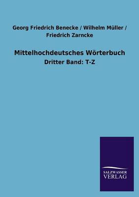 Mittelhochdeutsches W rterbuch (Paperback)