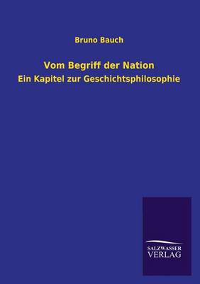 Vom Begriff Der Nation (Paperback)