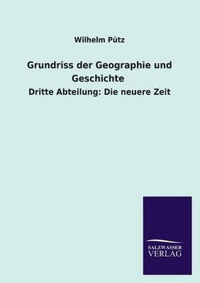 Grundriss Der Geographie Und Geschichte (Paperback)