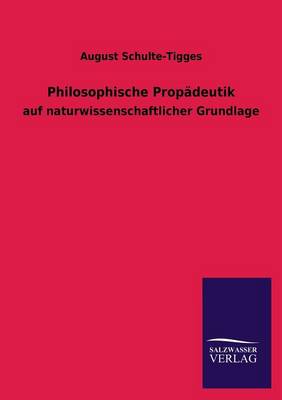 Philosophische Propadeutik (Paperback)