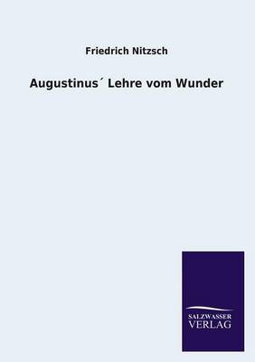 Augustinus Lehre Vom Wunder (Paperback)