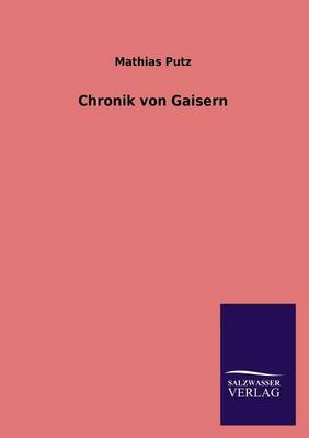 Chronik Von Gaisern (Paperback)