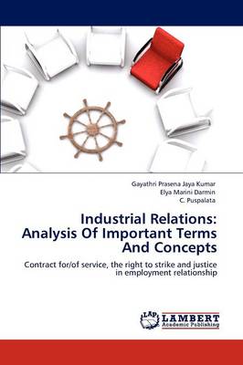 Industrial Relations: Analysis of Important Terms and Concepts (Paperback)