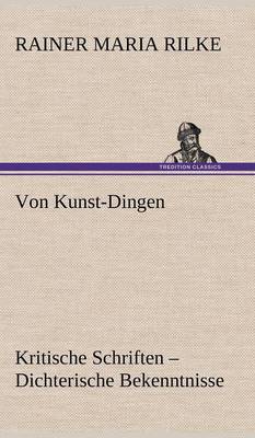 Von Kunst-Dingen (Hardback)
