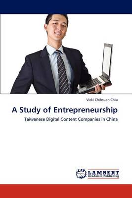 A Study of Entrepreneurship (Paperback)