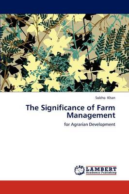 The Significance of Farm Management (Paperback)
