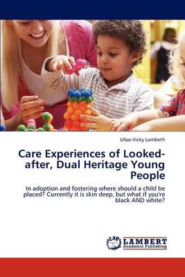Care Experiences of Looked-After, Dual Heritage Young People (Paperback)