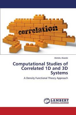 Computational Studies of Correlated 1d and 3D Systems (Paperback)