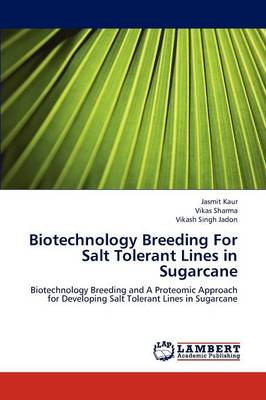 Biotechnology Breeding for Salt Tolerant Lines in Sugarcane (Paperback)