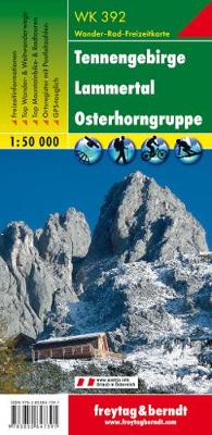 Tennengebirge - Lammertal - Osterhorngruppe Hiking + Leisure Map 1:50 000 (Sheet map, folded)