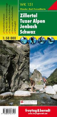 Zillertal - Tux Alps - Jenbach - Schwaz Hiking + Leisure Map 1:50 000 (Sheet map, folded)
