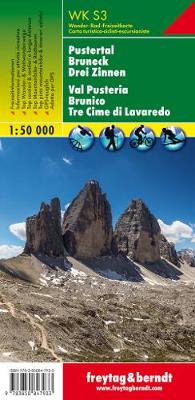 Hiking Maps of the South Tyrol: Pustertal (Pusteria), Bruneck (Brunico), Drei Zinnen - Walking Maps (Sheet map, folded)