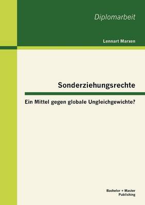 Sonderziehungsrechte: Ein Mittel Gegen Globale Ungleichgewichte? (Paperback)