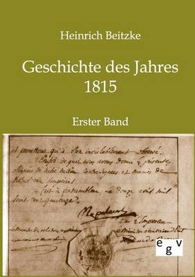 Geschichte Des Jahres 1815 (Paperback)
