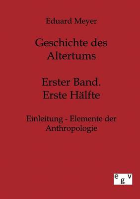 Geschichte Des Altertums (Paperback)