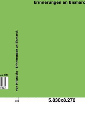 Erinnerungen an Bismarck (Paperback)